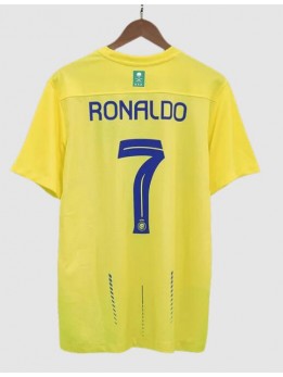 Moški Nogometna dresi replika Al-Nassr Cristiano Ronaldo #7 Domači 2023-24 Kratek rokav